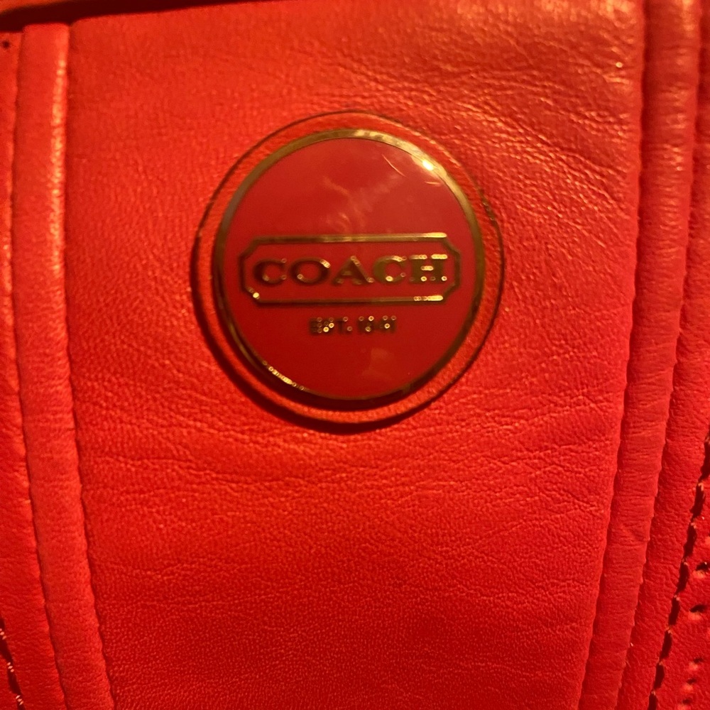 Hot pink coach purse